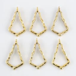 10Pcs/Lot Zinc Alloy Metal Charm Hollow Oval Pendants Jewelry Supplies For DIY Making Hoop Earrings Necklace Accessories
