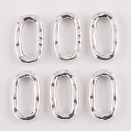 10Pcs/Lot Zinc Alloy Metal Charm Hollow Oval Pendants Jewelry Supplies For DIY Making Hoop Earrings Necklace Accessories
