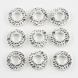 10Pcs/Lot Zinc Alloy Metal Charm Hollow Oval Pendants Jewelry Supplies For DIY Making Hoop Earrings Necklace Accessories