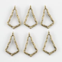 10Pcs/Lot Zinc Alloy Metal Charm Hollow Oval Pendants Jewelry Supplies For DIY Making Hoop Earrings Necklace Accessories