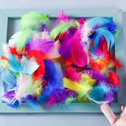 Natural Feathers 4-8cm Small Floating Goose Feather Colourful Plume for Crafts Wedding Jewelry Home DIY Decoration Plumes