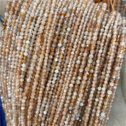 Faceted Natural 2 3 mm Stone Bead Zircon Rose Quartzs Amethysts Rubys Agates Seed Beads for Jewelry Making Beadwork DIY Supplies