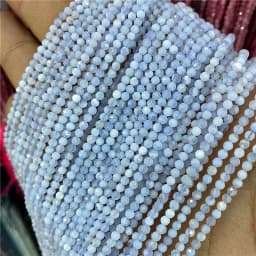 Faceted Natural 2 3 mm Stone Bead Zircon Rose Quartzs Amethysts Rubys Agates Seed Beads for Jewelry Making Beadwork DIY Supplies