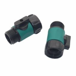 Plastic Valve with Quick Connector 3/4" Female Thread 3/4" Male Thread Agriculture Garden Watering Prolong Hose Adapter Switch