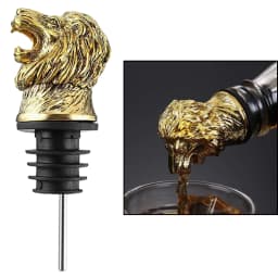 Alloy+Silicone Wine Aerator Pourer Spout Wine Decanters Elephant Wine Stoppers Decanter Pourer Liquor Decanter Bottles