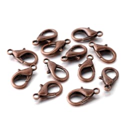 50/100Pcs 10/12/14/16/18/21mm Alloy Lobster Clasp Hooks Connector Necklace Bracelet Chain for DIY Jewelry Making Accessories