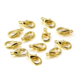 50/100Pcs 10/12/14/16/18/21mm Alloy Lobster Clasp Hooks Connector Necklace Bracelet Chain for DIY Jewelry Making Accessories
