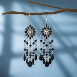Bohemian Antique Gold Color Long Water Drop Tassel Earrings for Women Vintage Colorful Geometric Drop Dangle Earrings Jewelry