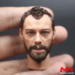 1/6 Scale Male Soldier Vasily Lebin Peiper Miller Egon Laina Head Sculpt Carving Model Fit 12'' Action Figure Body Dolls