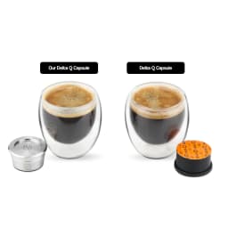 Reusable Capsule Pod For Delta Q NDIQ7323 Coffee Machine Stainless Steel Refillable Coffee Filters Cup Coffee Accessories