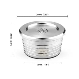 Reusable Capsule Pod For Delta Q NDIQ7323 Coffee Machine Stainless Steel Refillable Coffee Filters Cup Coffee Accessories