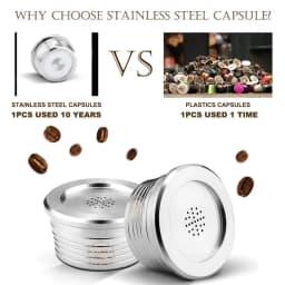 Reusable Capsule Pod For Delta Q NDIQ7323 Coffee Machine Stainless Steel Refillable Coffee Filters Cup Coffee Accessories