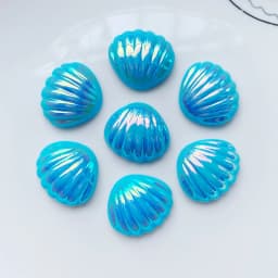 10/20Pcs Resin Cute Mixed Colored Shell Flatback Cabochon Scrapbook Kawaii DIY Embellishments Accessories K74
