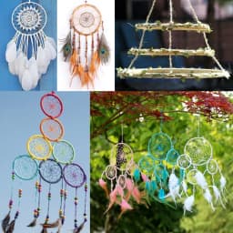 5pcs 9-30cm Wooden Round Hoop Bamboo Circle DIY Handmade Floral Wreath Dreamcatcher Accessories Wedding Home Hanging Decoration