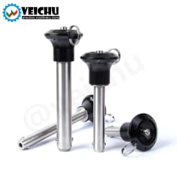 VEICHU 1pcs Stainless Steel Quick Lock/Release Pins VCN111 Diameter 5/6/8/10/12/16/20mm Length 10-100mm Ball Lock Pins