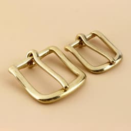 1piece Solid Brass Belt Buckle End Bar Heel bar Buckle Pin Belt Half Buckle For Leather Craft Bag Strap Jeans Webbing Dog Collar