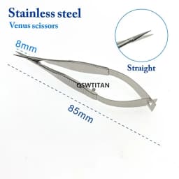 8.5cm Venus scissors Ophthalmic Microsurgery Surgical Scissors animal experiment tool Veterinary Surgical Instruments