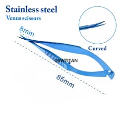 8.5cm Venus scissors Ophthalmic Microsurgery Surgical Scissors animal experiment tool Veterinary Surgical Instruments