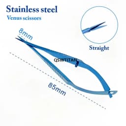 8.5cm Venus scissors Ophthalmic Microsurgery Surgical Scissors animal experiment tool Veterinary Surgical Instruments