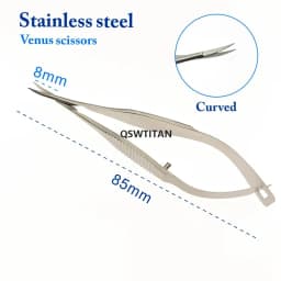 8.5cm Venus scissors Ophthalmic Microsurgery Surgical Scissors animal experiment tool Veterinary Surgical Instruments