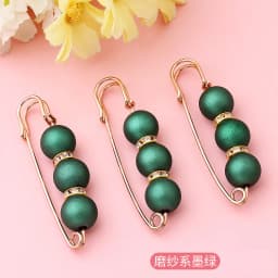 3pcs/Lot Colourful Pearl Brooch Buttons Snap Fastener Skirt Pin Adjustable Diamond-encrusted Pin Waist Decorative Button