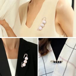 3pcs/Lot Colourful Pearl Brooch Buttons Snap Fastener Skirt Pin Adjustable Diamond-encrusted Pin Waist Decorative Button