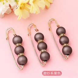 3pcs/Lot Colourful Pearl Brooch Buttons Snap Fastener Skirt Pin Adjustable Diamond-encrusted Pin Waist Decorative Button
