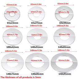 1Pcs Stainless Steel Water Pipe Wall Covers Self-Adhesive Shower Faucet Decorative Cover Chrome Finish Bathroom Accessories