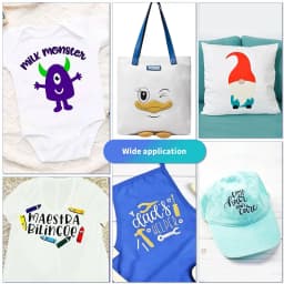 1 Roll 30.5cmx50/100/150cm PU Heat Transfer Vinyl for Cut Decorative Film Pattern T-shirt Iron On HTV Printing