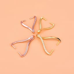 925 sterling silver simple and versatile inlaid zircon jade jade pendant button hand woven jewelry DIY