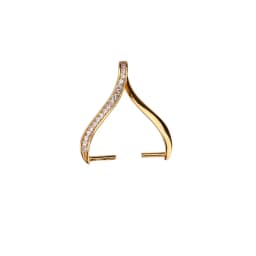925 sterling silver simple and versatile inlaid zircon jade jade pendant button hand woven jewelry DIY