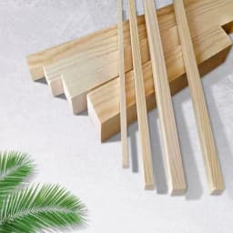 25pcs 300mm long 1.5x1.5/2x2/3x3/4x4/5x5/6x6mm Square long wooden bar AAA+ Balsa Wood Sticks Strips for airplane/boat model DIY