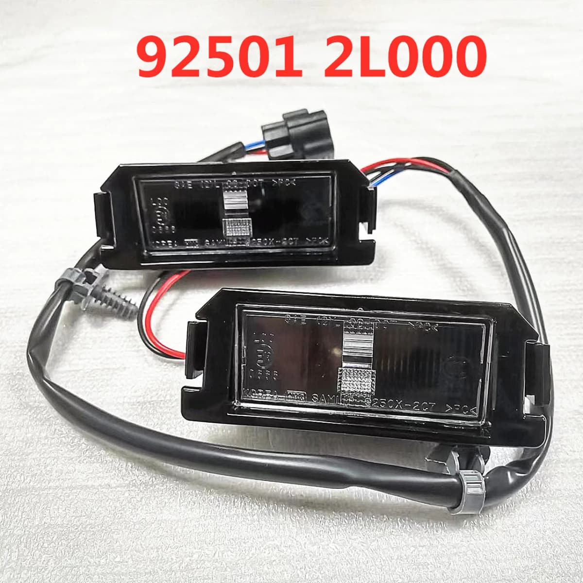 For Hyundai Elantra i30 07-12 925012L000 Rear license plate light assembly rear license plate light 92501-2L000