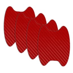 4Pcs Car Door Handle Stickers Anti Scratch Film Universal Carbon Fiber Protector For Opel Kia Fiat Ford VW Hyundai Auto Styling