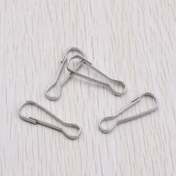1Pack 16 20 25 32 40 50 55mm Snap Spring Clip Hooks Rings Buckle Zipper Hanging Buckle Connectors For Jewelry Making Supplies