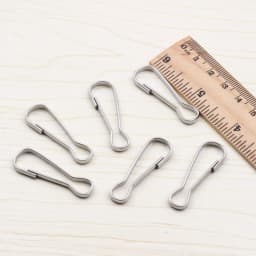 1Pack 16 20 25 32 40 50 55mm Snap Spring Clip Hooks Rings Buckle Zipper Hanging Buckle Connectors For Jewelry Making Supplies
