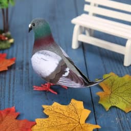 Simulation Foam Pigeon Model Fake Artificial Imitation Bird Animal Home Garden Ornament Miniature Decoration