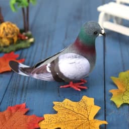 Simulation Foam Pigeon Model Fake Artificial Imitation Bird Animal Home Garden Ornament Miniature Decoration