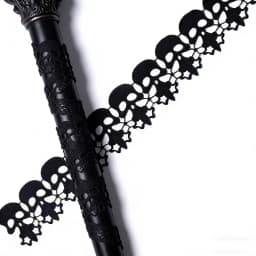 1Yard White Black Skull Lace Fabric Trim Embroidery Applique for Sewing Cloth Craft Garment Accessories Supplies 8CM Wide