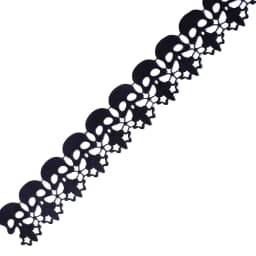 1Yard White Black Skull Lace Fabric Trim Embroidery Applique for Sewing Cloth Craft Garment Accessories Supplies 8CM Wide