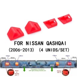 4PCS Car Rear Boot Handle Tailgate Repair Clips designed For Nissan QASHQAI 2006-2013 Auto Fastener & Clip Repair Clips Trim