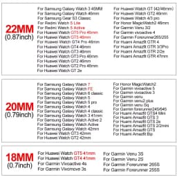 20mm 22mm strap For Amazfit bip 6/Samsung Galaxy Watch 7/6/5/4 classic Nylon Elastic HUAWEI GT5/Redmi watch 5 active Lite band