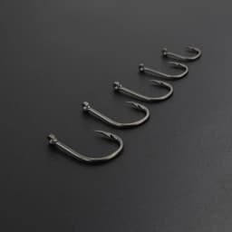 15 x PTFE Coated High Carbon Stainless Steel Barbed Fish Hook With Eye Carp Fishing Hook Link Accessories X505