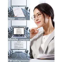 1.56 Index Progressive Multifocal Lenses Prescription Myopia Hyperopia Resistance Short Middle Far Brand Eyeglasses Lenses