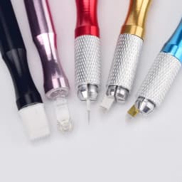 1pcs Microblading Manual Tattoo Pen Permanent Makeup Lips Eyebrow Machine For Embroidery Needle Tebori Blade Tattoo Accessories
