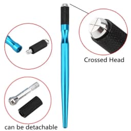 1pcs Microblading Manual Tattoo Pen Permanent Makeup Lips Eyebrow Machine For Embroidery Needle Tebori Blade Tattoo Accessories