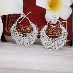 Fine charm 925 sterling Silver vintage earrings for women luxury designer Jewelry wedding birthday present Christmas Gifts