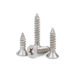 5/50pc M2 M2.3 M2.6 M3 M3.5 M4 M5 M6 304 A2 Stainless Steel Six Lobe Torx Flat Countersunk Head Security Self-tapping Wood Screw