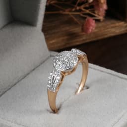 SYOUJYO Top Quality Luxury Natural Zircon Rings for Women Fashion 585 Rose Golden And Silver Color Jewelry Brand New