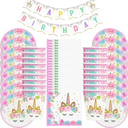 1Set Rainbow Unicorn Balloon 32 inch Number Foil Balloons 1st Kids Unicorn Theme Birthday Party Decorations Baby Shower Globos